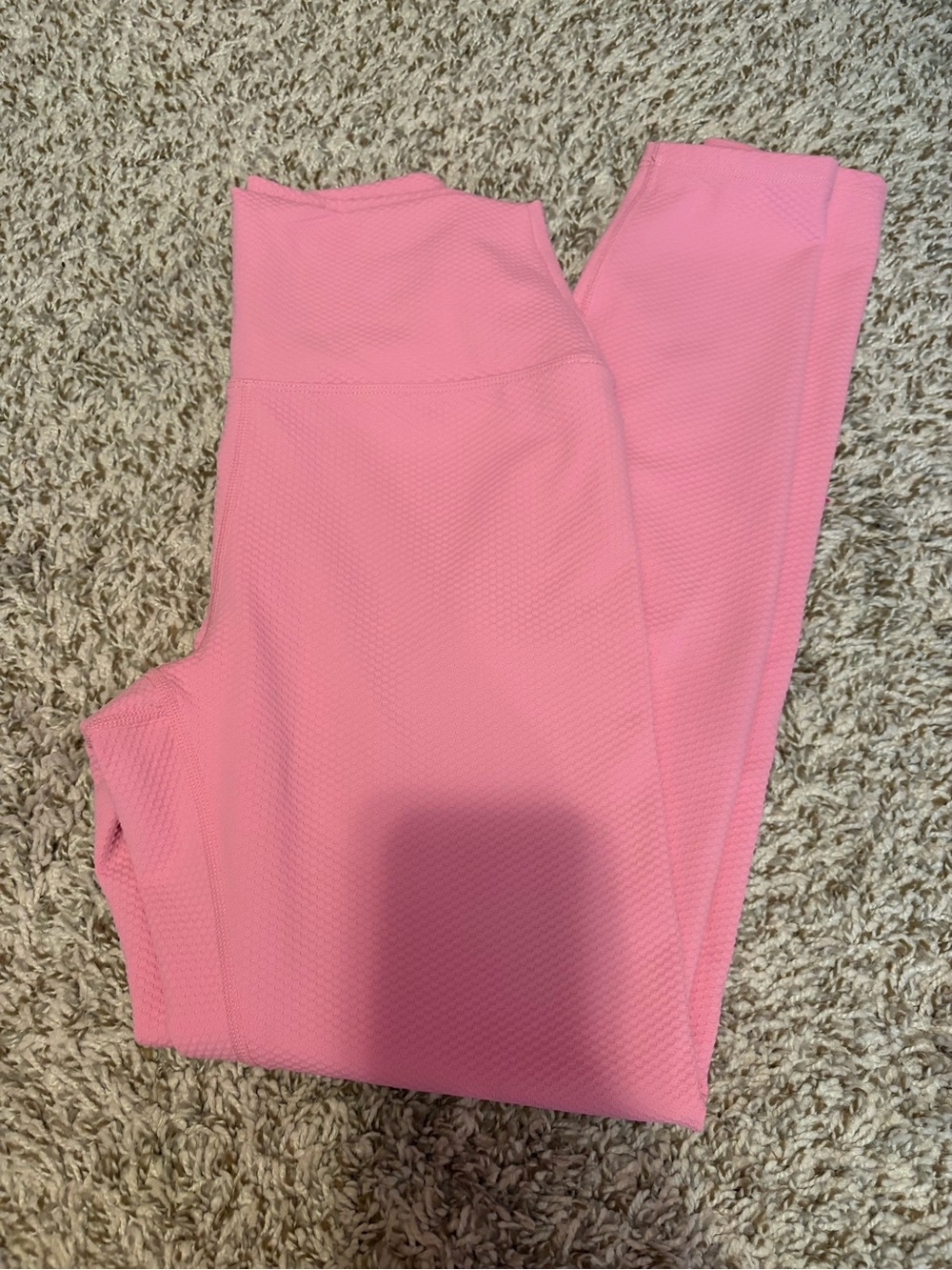 Beach Riot Pink Textured Leggings